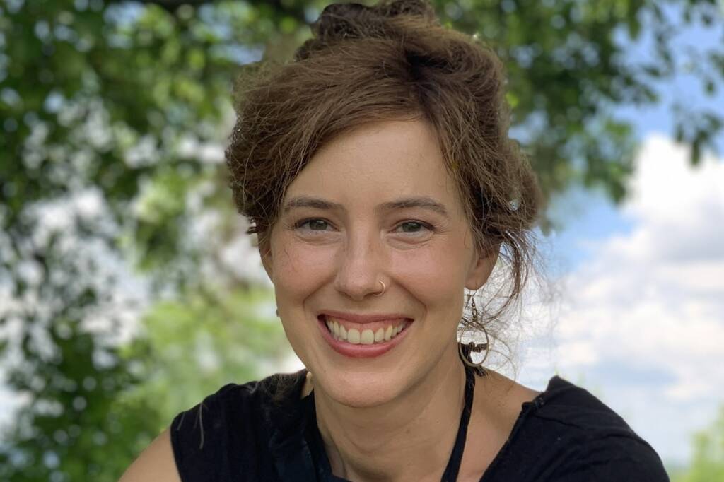 Amanda Lewis, L.Ac., smiling outdoors